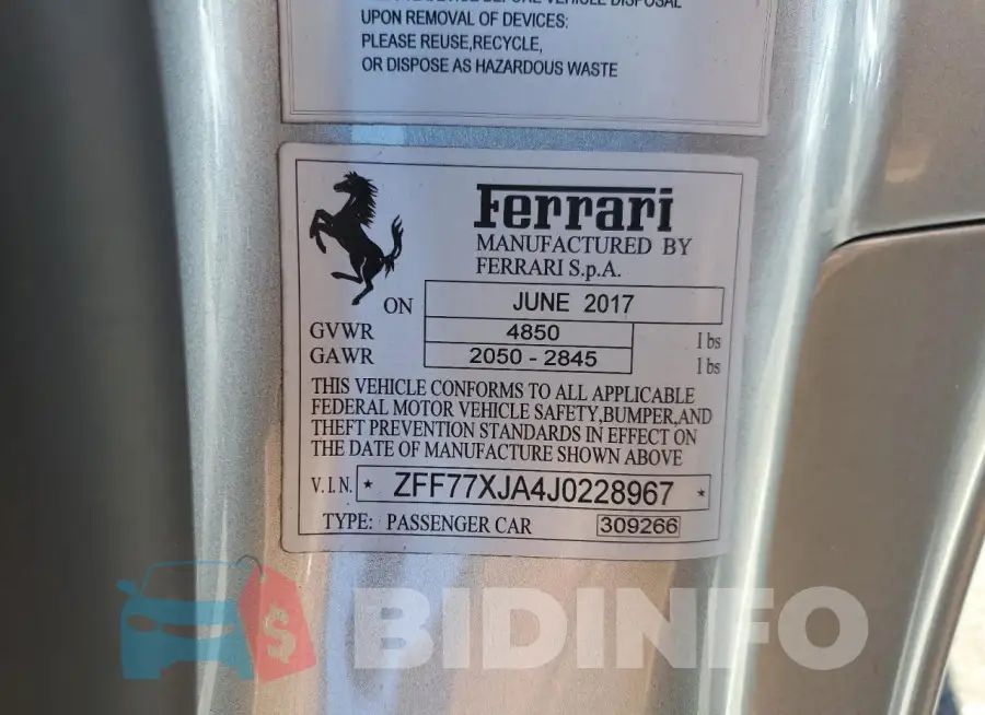 ZFF77XJA4J0228967 Photo# 12