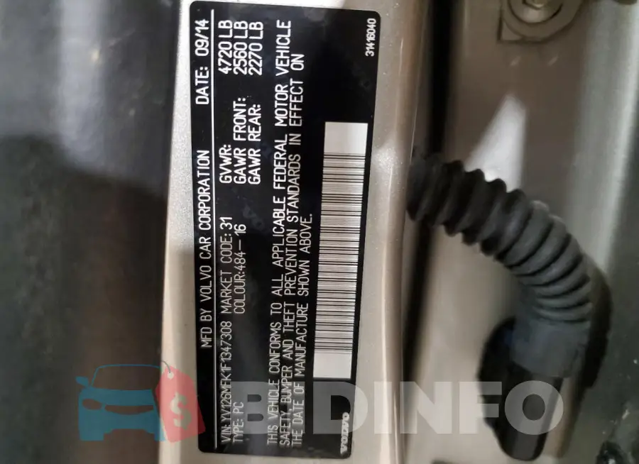YV126MFK1F1347308 Photo# 12