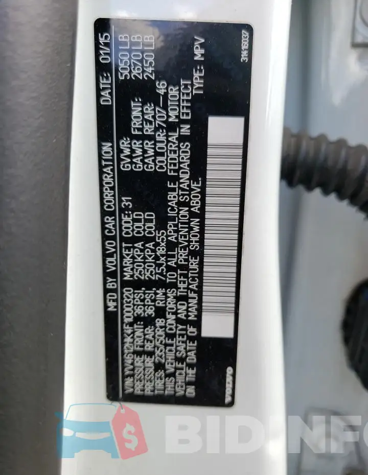 YV4612HK4F1000320 Photo# 12