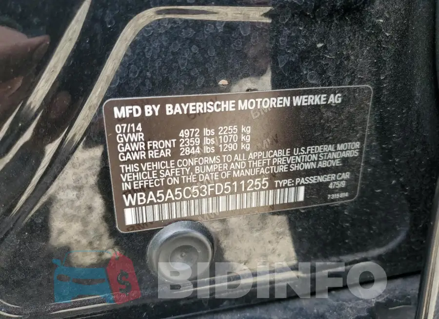WBA5A5C53FD511255 Photo# 12