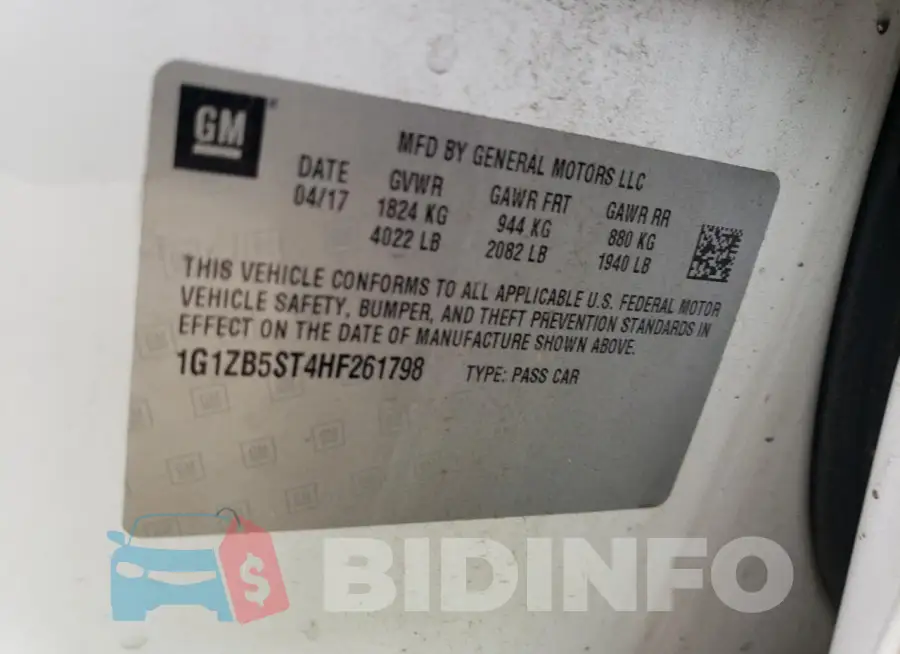 1G1ZB5ST4HF261798 Photo# 12