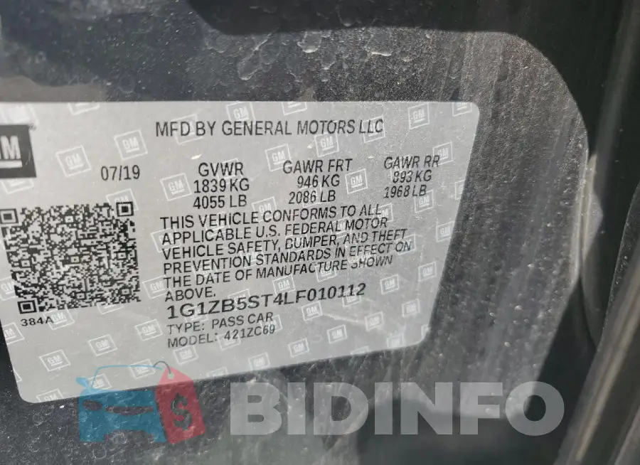 1G1ZB5ST4LF010112 Photo# 12