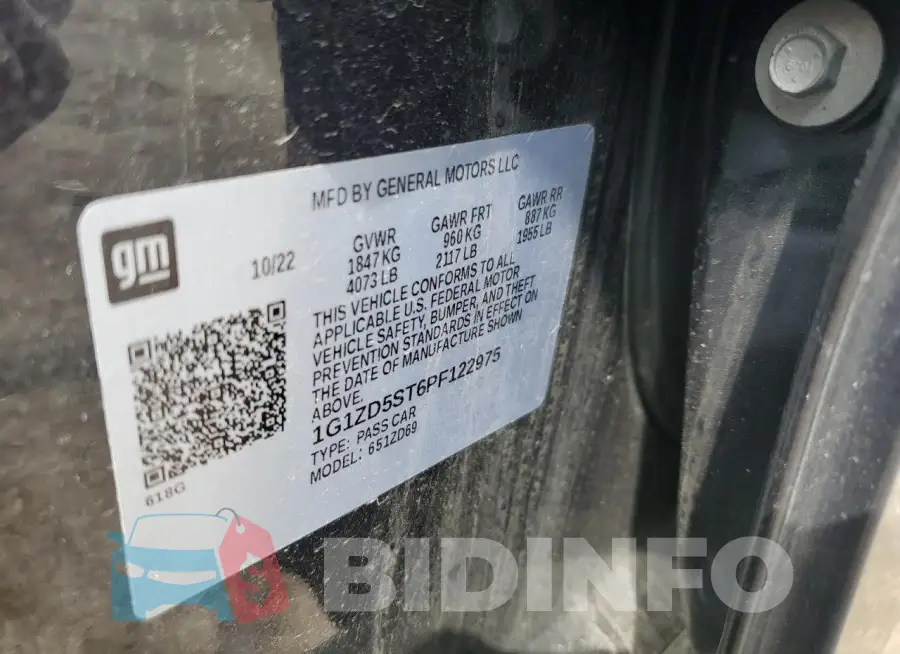 1G1ZD5ST6PF122975 Photo# 12