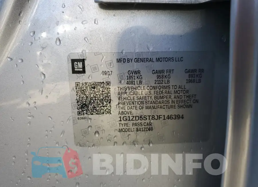 1G1ZD5ST8JF146394 Photo# 12