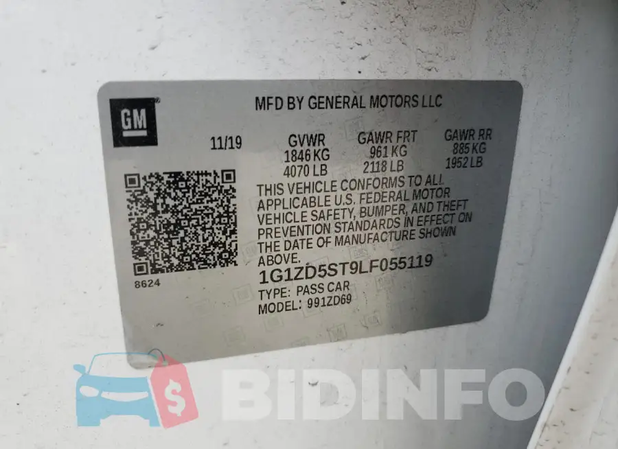1G1ZD5ST9LF055119 Photo# 12