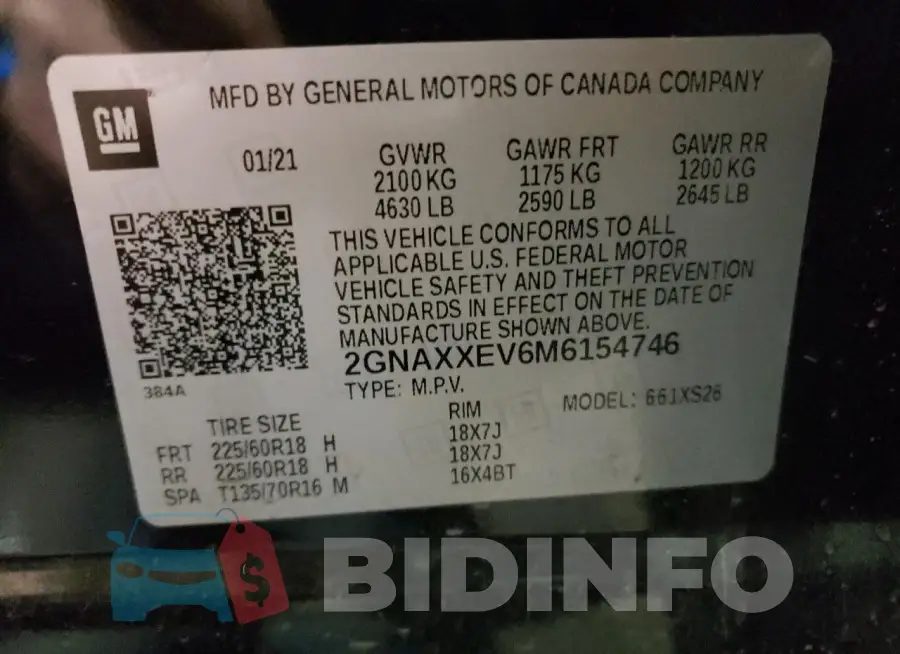 2GNAXXEV6M6154746 Photo# 12