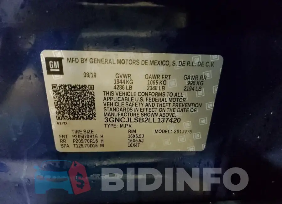 3GNCJLSB2LL137420 Photo# 13