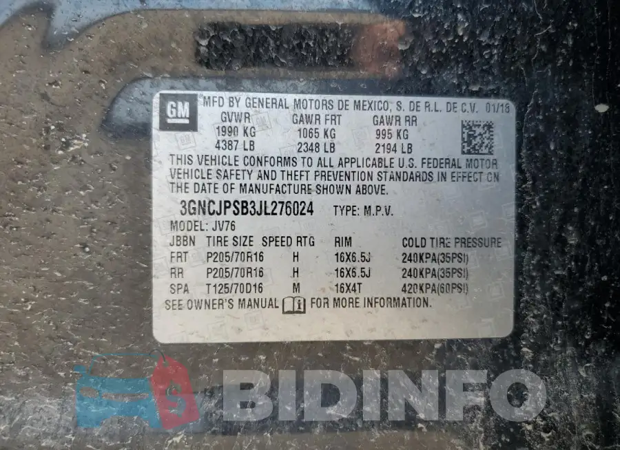 3GNCJPSB3JL276024 Photo# 13