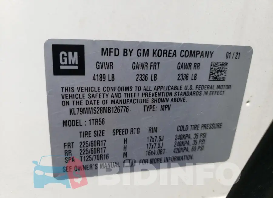KL79MMS28MB126776 Photo# 13