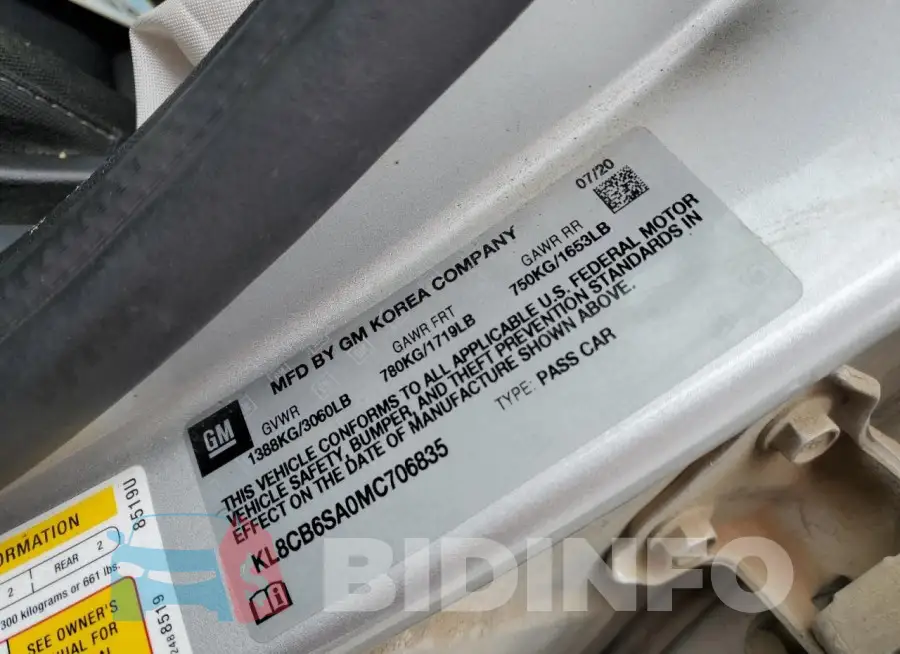 KL8CB6SA0MC706835 Photo# 12