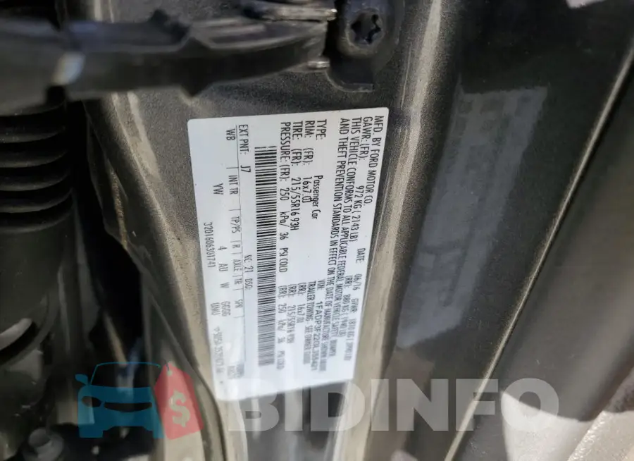 1FADP3F22GL355421 Photo# 12