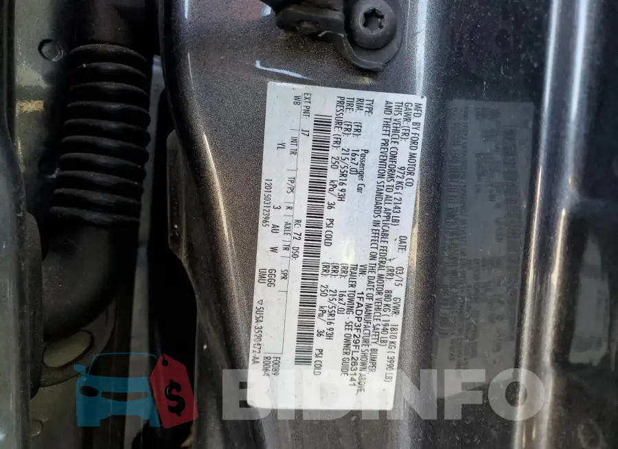 1FADP3F29FL263141 Photo# 13