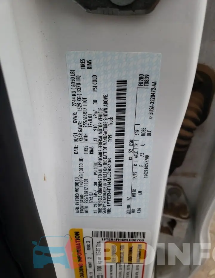 1FTER4FH4MLD98706 Photo# 12