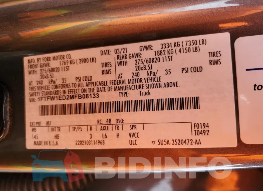 1FTFW1ED2MFB08133 Photo# 12