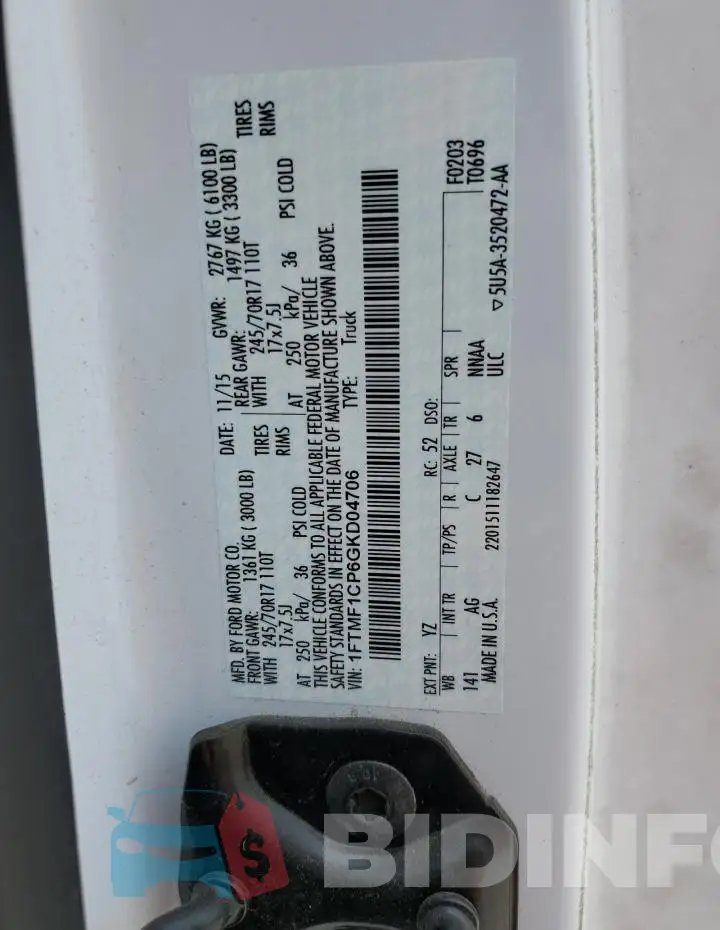 1FTMF1CP6GKD04706 Photo# 12