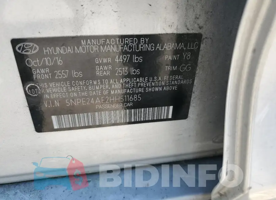 5NPE24AF2HH511685 Photo# 13