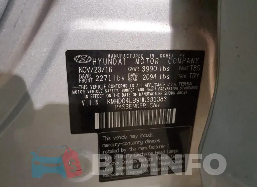KMHD04LB9HU333383 Photo# 12