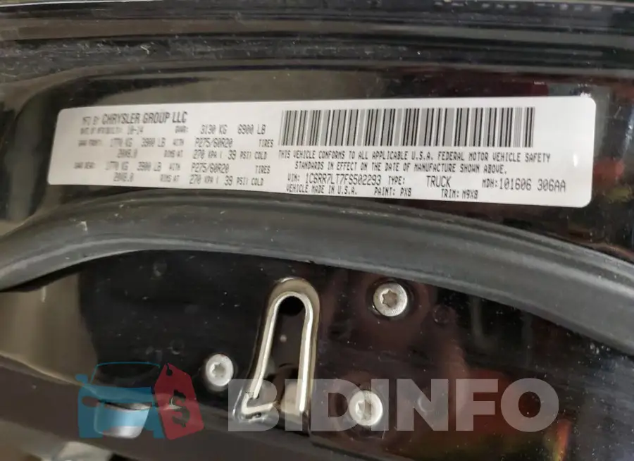 1C6RR7LT7FS502293 Photo# 12