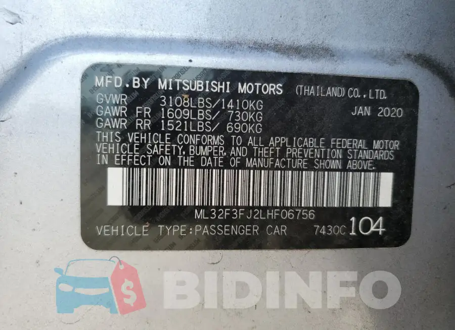 ML32F3FJ2LHF06756 Photo# 12