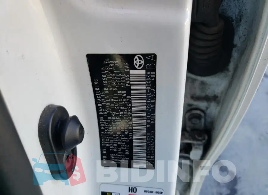 5YFBURHE4HP626170 Photo# 12