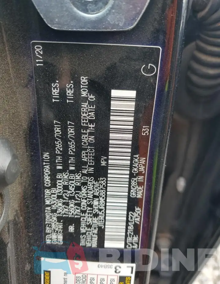 JTERU5JR8M5887583 Photo# 13