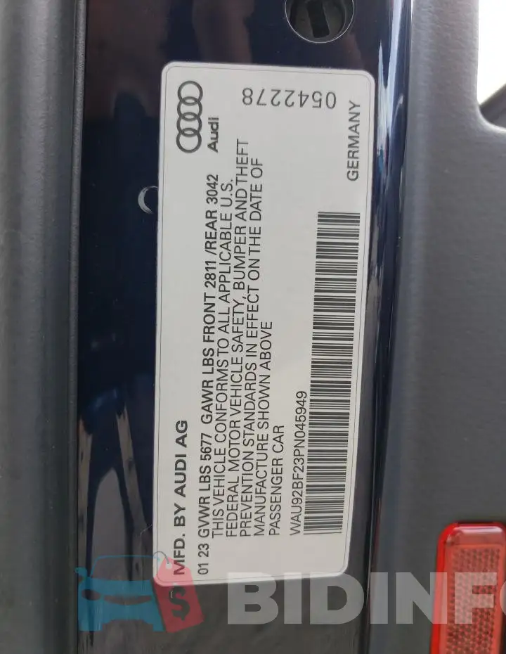 WAU92BF23PN045949 Photo# 13