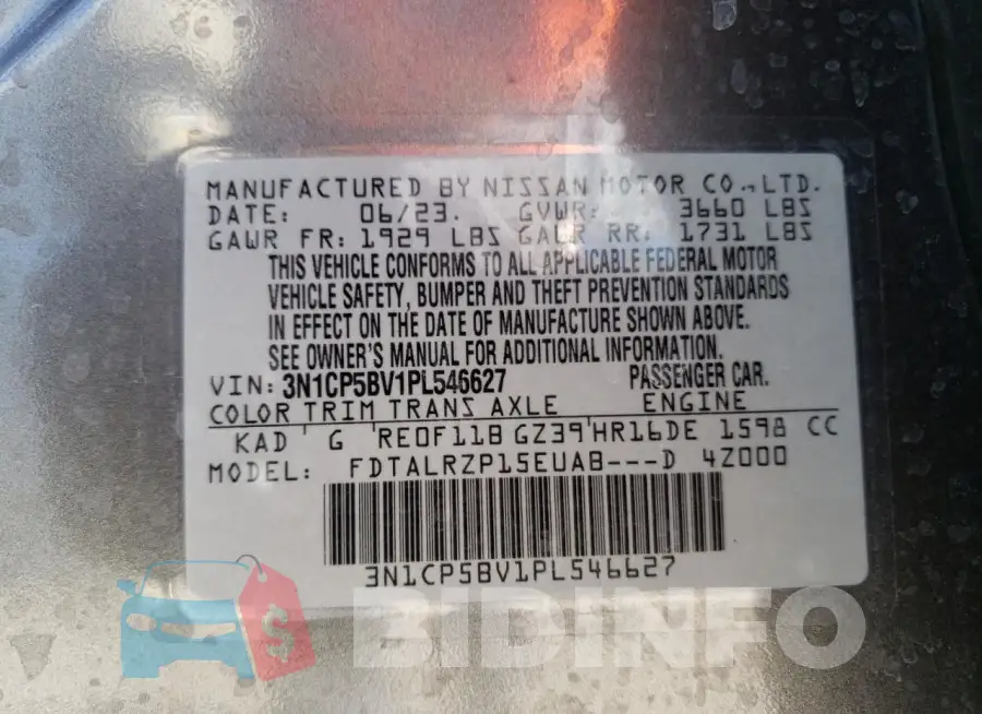 3N1CP5BV1PL546627 Photo# 12