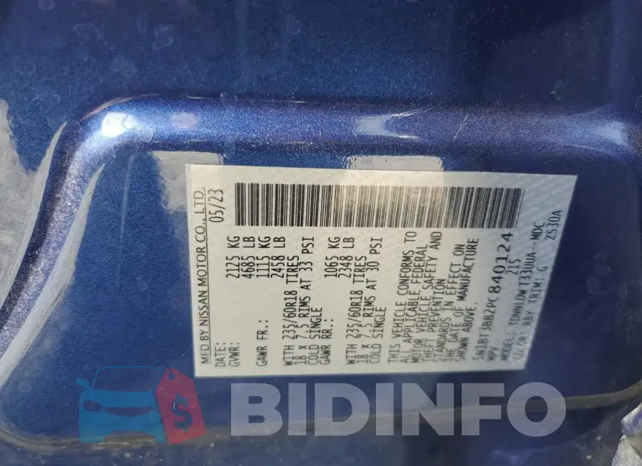 5N1BT3BB2PC840124 Photo# 13