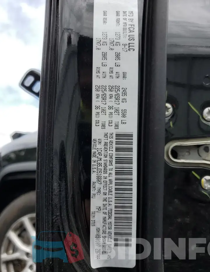 1C4PJMLB5JD516607 Photo# 13