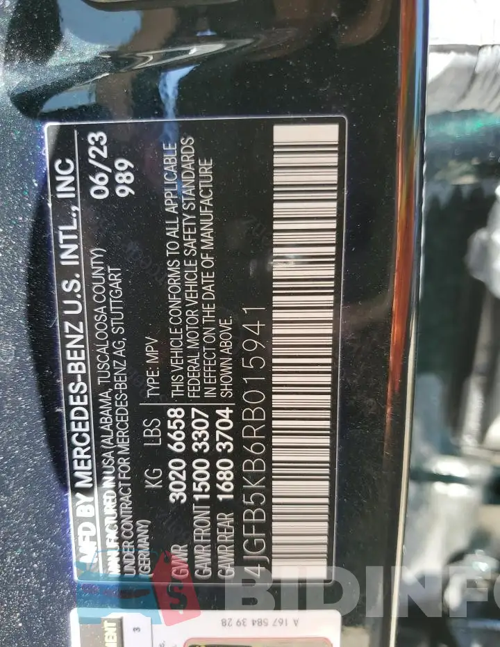4JGFB5KB6RB015941 Photo# 14