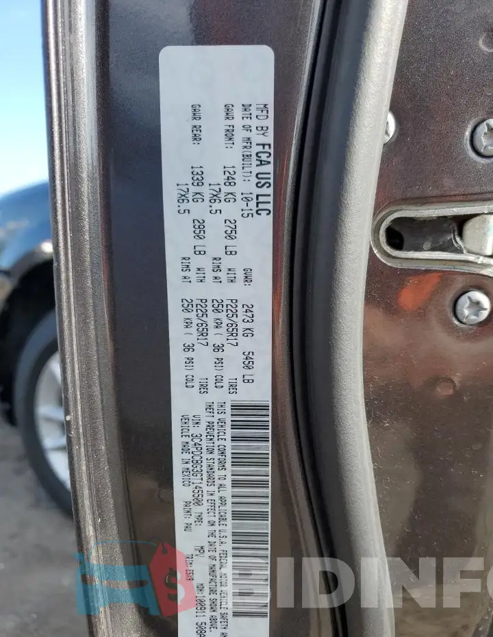 3C4PDCBG3GT145500 Photo# 13
