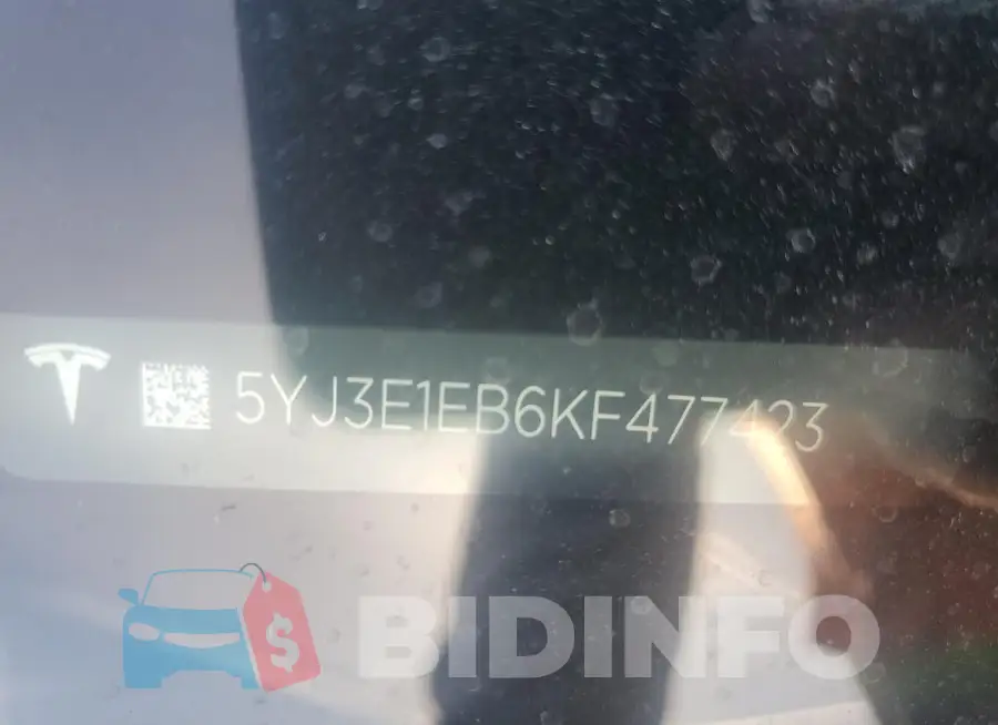 5YJ3E1EB6KF477423 Photo# 12