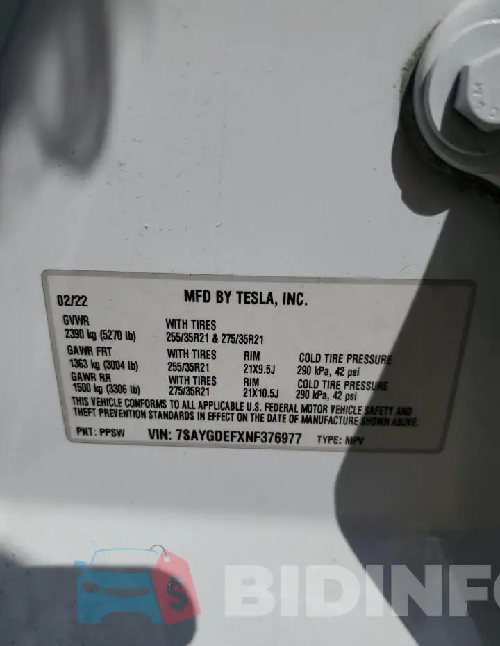 7SAYGDEFXNF376977 Photo# 12