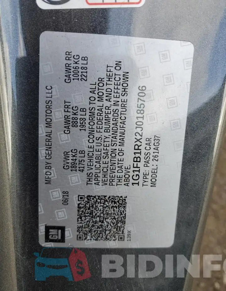 1G1FB1RX2J0185706 Photo# 12