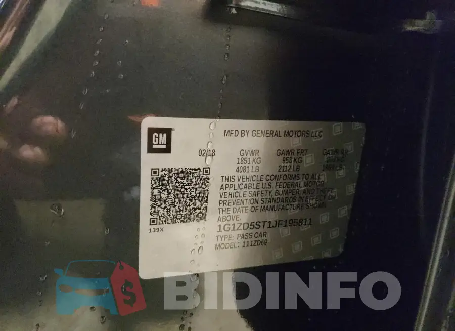 1G1ZD5ST1JF195811 Photo# 12
