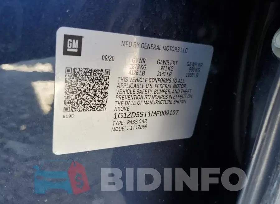 1G1ZD5ST1MF009107 Photo# 12