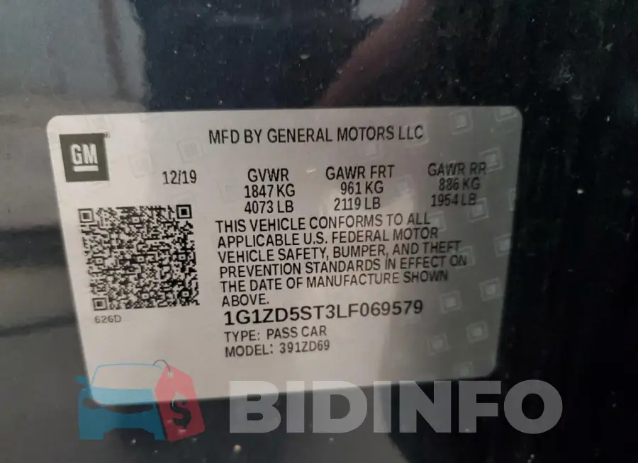 1G1ZD5ST3LF069579 Photo# 12