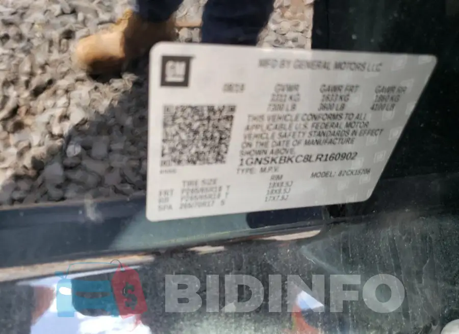 1GNSKBKC8LR160902 Photo# 13