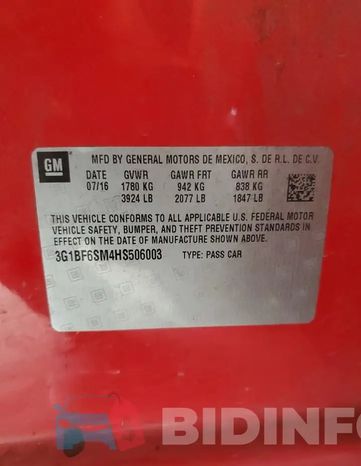 3G1BF6SM4HS506003 Photo# 13