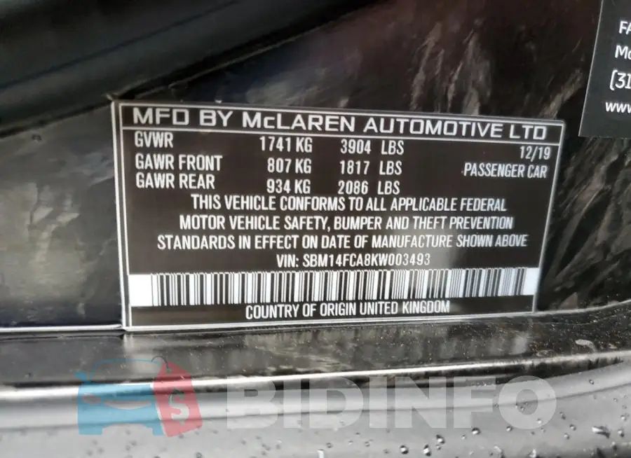 SBM14FCA8KW003493 Photo# 12