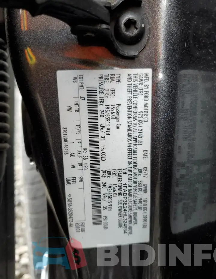 1FADP3E24HL324934 Photo# 12