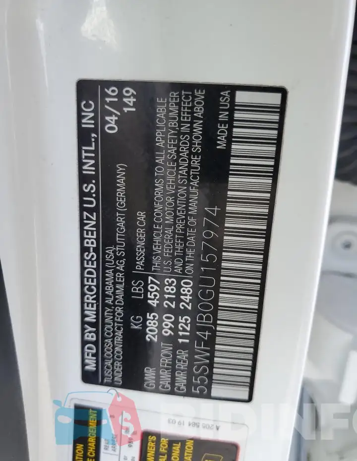55SWF4JB0GU157974 Photo# 12
