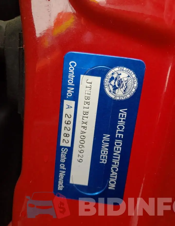 JTHBE1BLXFA006929 Photo# 12