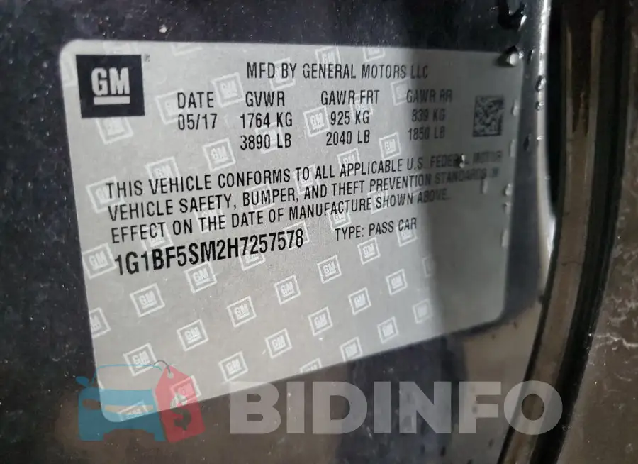 1G1BF5SM2H7257578 Photo# 12