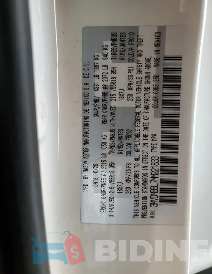 3MVDMBBL7MM221833 Photo# 13