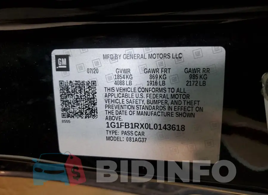 1G1FB1RX0L0143618 Photo# 12