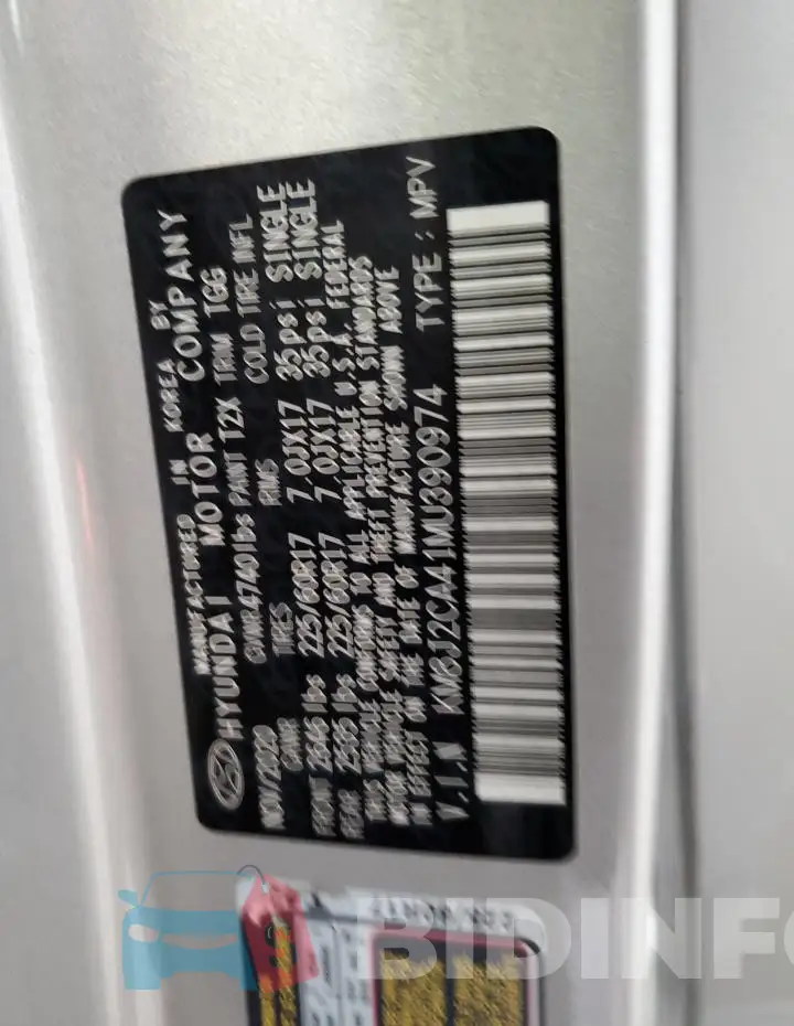 KM8J2CA41MU390974 Photo# 13