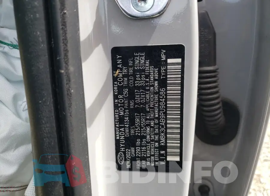 KM8K3CAB9PU984586 Photo# 12