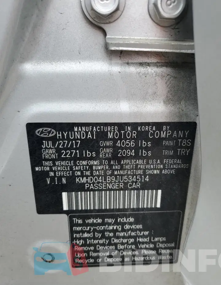KMHD04LB9JU534514 Photo# 12