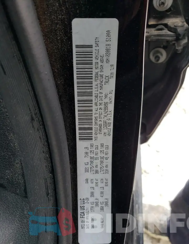 1C6SRFLTXLN299096 Photo# 13